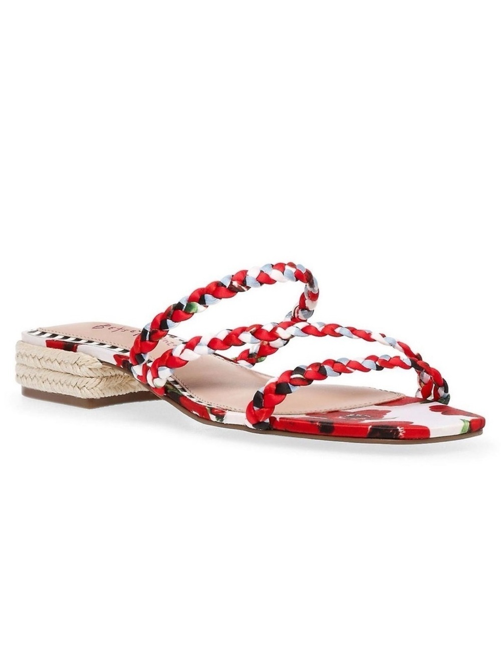 Betsey Johnson Grover Floral Espadrille Sandal Size 8 NEW